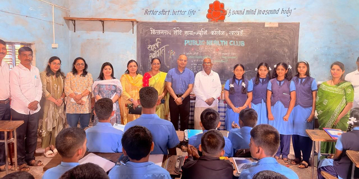 Public Health Initiative Launched at Kisanrao More High School, Sarvade, Kolhapur, Maharashtra