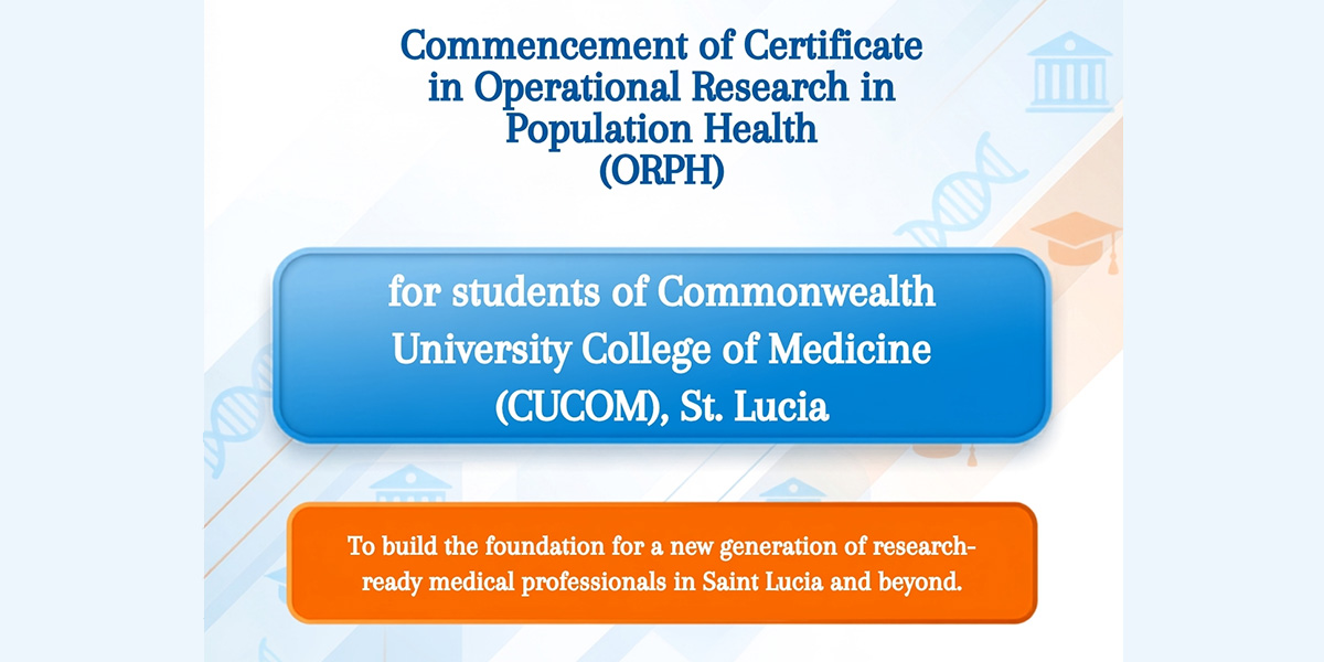 FHTS launches ORPH Certificate program with CUCOM, St. Lucia