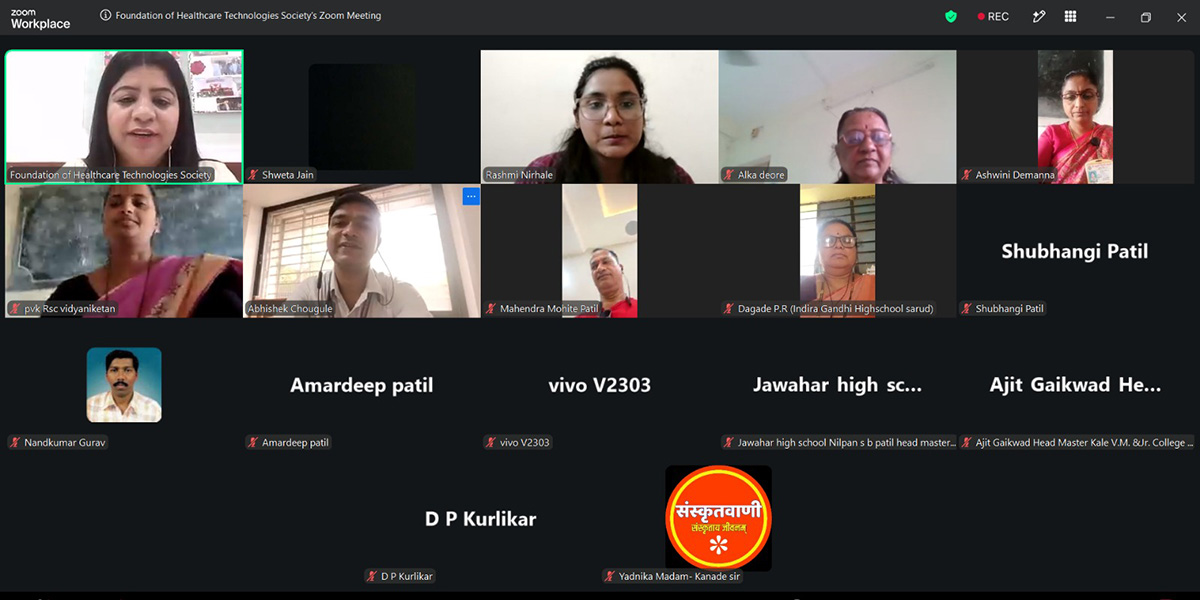 Third Training Session Held Online for Kolhapur's Public Health in Action Programme