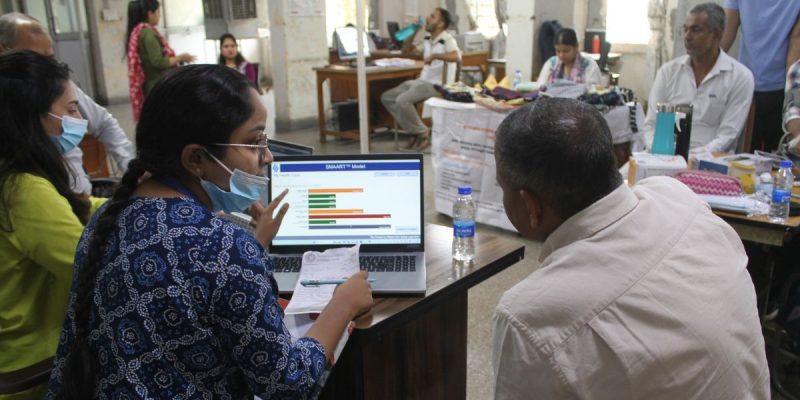 Swasthya Pahal Camp at Head Post office Ashok Vihar