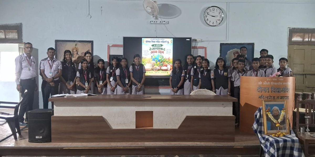 World Food Day Observed Across 50 Schools in Kolhapur, Maharashtra, India