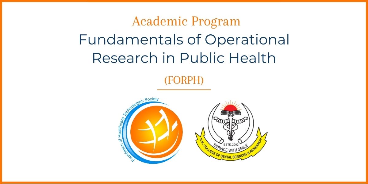 Fundamentals of Operational Research in Public Health (FORPH)