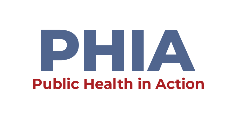 Text image for Public Health in Action (PHIA) initiative